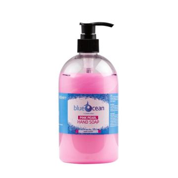 BlueOcean Pink Pearl Hand Soap 450ml Hand Pump - Pack of 6