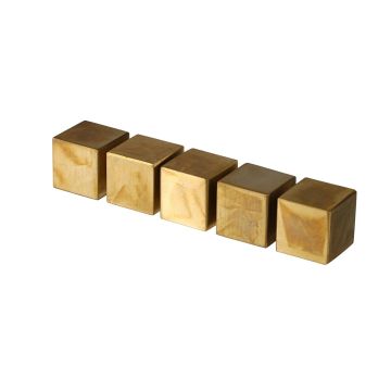 Cubes for Density Investigation Brass - Pack of 5