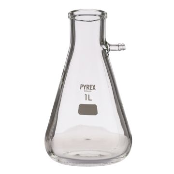 Pyrex Heavy Wall Filter Flask with Side Arm - 1000ml - Pack of 5