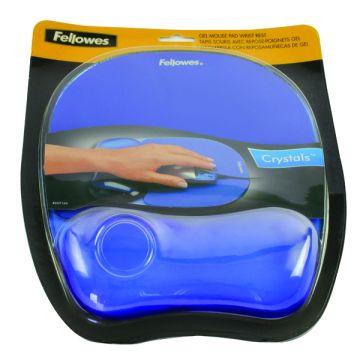 Crystal Gel Mouse Pad - Blue