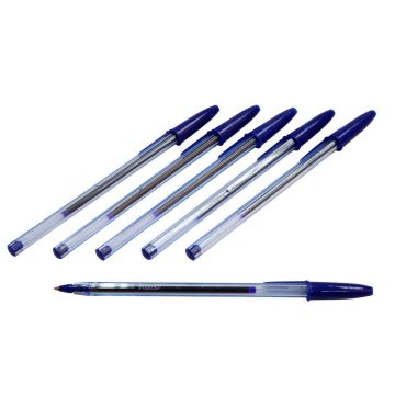 Bic Ballpoint Pens Medium - Blue - Pack of 50