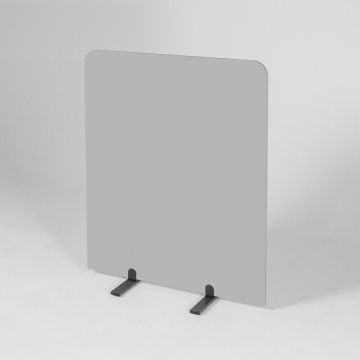 BusyScreen Curve Screen - 1800 x 1200mm (HxW) - Light Grey