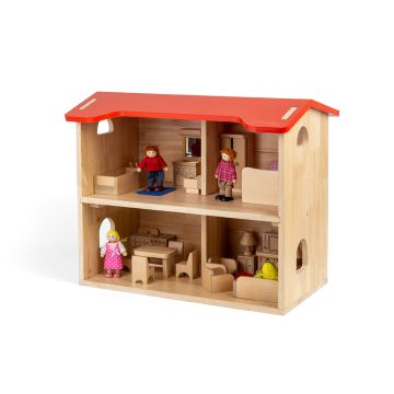 Complete Dolls House with Furniture