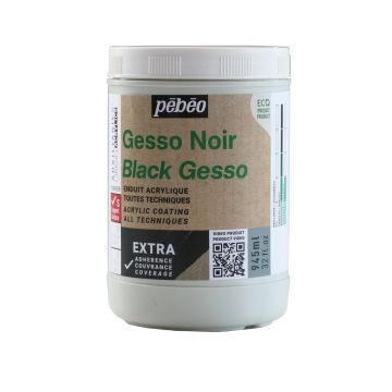 Pebeo Origin Acrylics Gesso - 945ml - Black