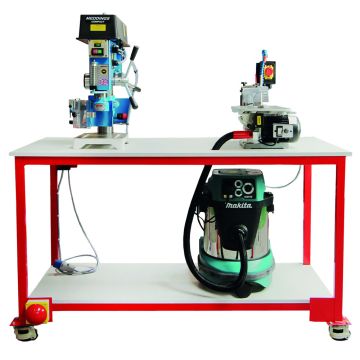 Mobile Bench 04 - Drill, Fret Saw and Extractor