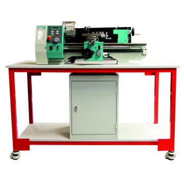 Mobile Bench 05 - Metal Lathe and Cabinet