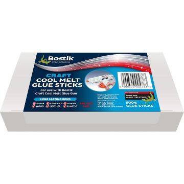 Bostik Cool Melt Glue Sticks - 500g