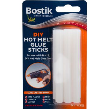 Bostik Hot Melt Glue Sticks - Pack of 6