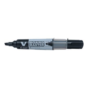 PILOT V-Board Marker-Medium Chisel Tip-Pk 10-Black