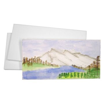 Rectangular Canvas 15cm x 30cm - Pack of 10