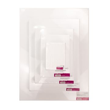Specialist Crafts Stretched White Canvas Economy Packs