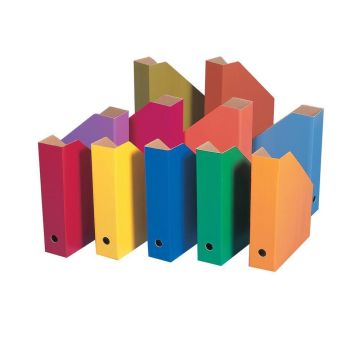 Colour Filing Boxes Assorted Colours - CFBASS - Pack of 11