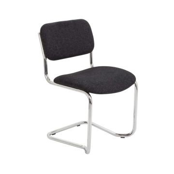 Summit Meeting Chair with Cantilever Frame - Charcoal