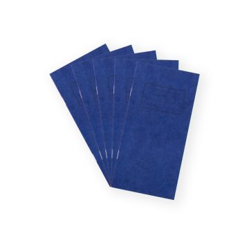 203 x 101mm Vocab Book 32 Page- 12mm Ruled- Blue - Pk 100