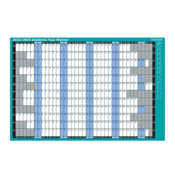 Double Sided Academic Wall Planner (2023/2024)- Pack of 1