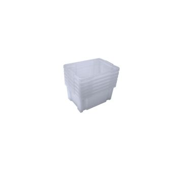 Clear Storage Trays - Pack of 6
