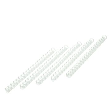 Binding Combs A4 21 Ring 20mm - White - Pack of 100