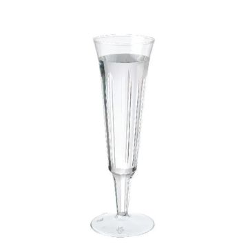 Plastic Champagne Glasses - Pack of 10