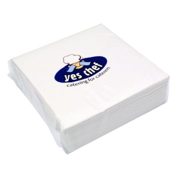 Paper Napkins 2 Ply White - Pack of 100