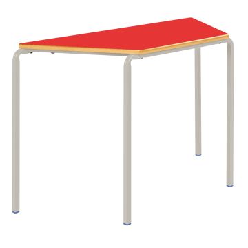 Trapezoidal Table Crush Bent- 1200x600mm - 8-11Y Red