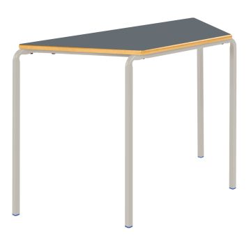 Trapezoidal Table Crush Bent- 1200x600mm - 8-11Y Slate Grey
