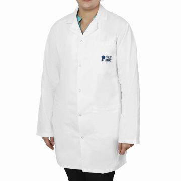 Philip Harris Unisex Lab Coat - White - Large