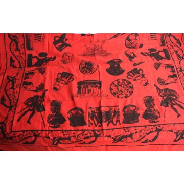 Red Display Drape