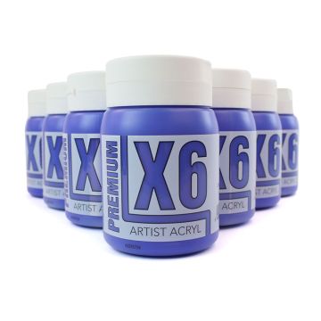 X6 Premium Acryl 500ml - Ultramarine Blue Bulk Pack
