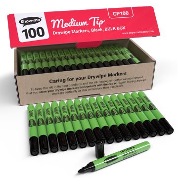 Drywipe Pens. Pack of 100