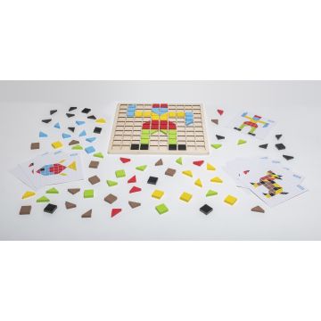 Educational Advantage Wooden Mosaic Set