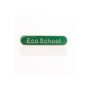 Eco School Bar Badge - Green only - Pack of 10
