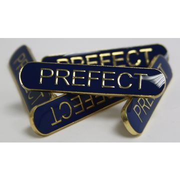 Prefect Bar Badge - Blue - Pack of 10