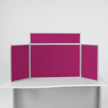 Mini Busyfold Light Table Top Kit With Header & Carry Bag - Magenta