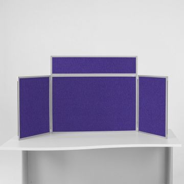 Mini Busyfold Light Table Top Kit With Header & Carry Bag - Purple
