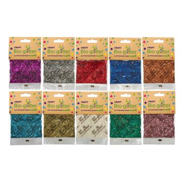 Bio Glitter Refill Bags 30g - Pack of 10