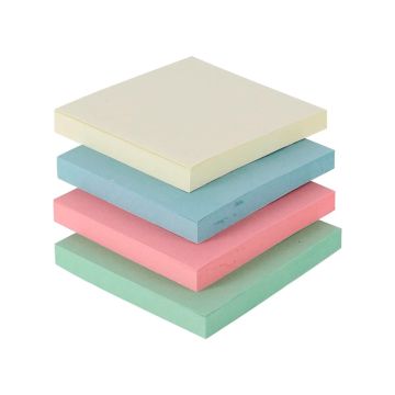 Classmates Sticky Notes Cube- Assorted Neon- 75 x 75mm