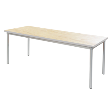 Galt Dining Tables - Silver Frame - L 1800 x W 750 mm
