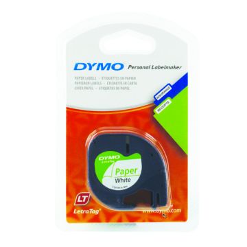 DYMO Letratag Tape Paper Pearl White