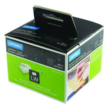DYMO Labelwriter Labels Address Clear - 89 x 36mm