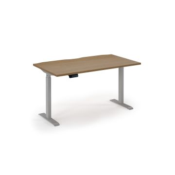 Elev8 Economy Single Motor Sit Stand Desk - Oak - 1400
