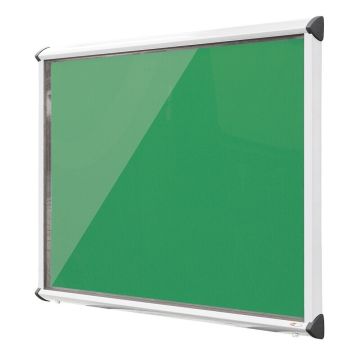 Shield Exterior Showcase 1050 x 1012mm - White Frame/Quince