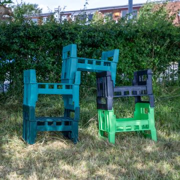 Recycled Plastic H Crate