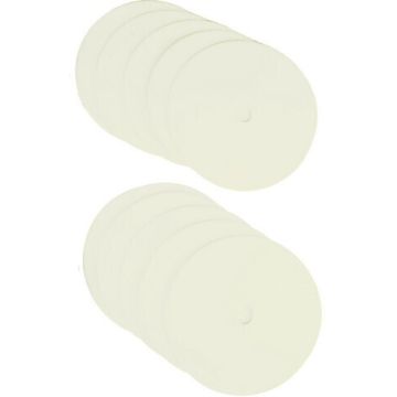 Albion Flat Disk Set - White - Pack of 10