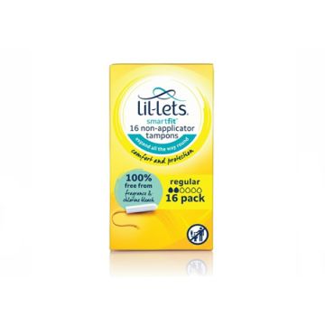 Lil-lets Non Applicator Tampon Regular x 16