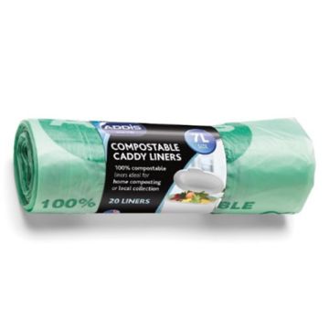 7L Compostable Caddy Liners