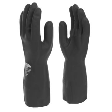 Polyco Premium Multi-purpose Rubber Gloves-Black-Medium