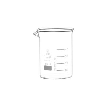 Glass Beakers- Squat Form - 50ml - Pack of 12