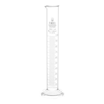 Glass Measuring Cylinder - 100ml - Pack of 10