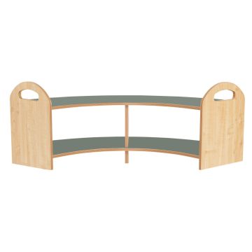 Curved Single Tier Storage Unit
