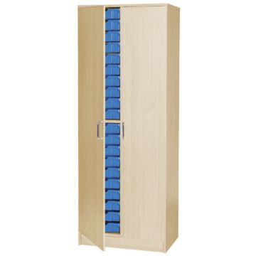 Galt Double Column 40 Tray Storage Cupboard
